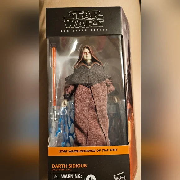 Star Wars Darth Sidious Figure, Black Series - Picture 1 of 4